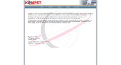 Desktop Screenshot of kompet.com